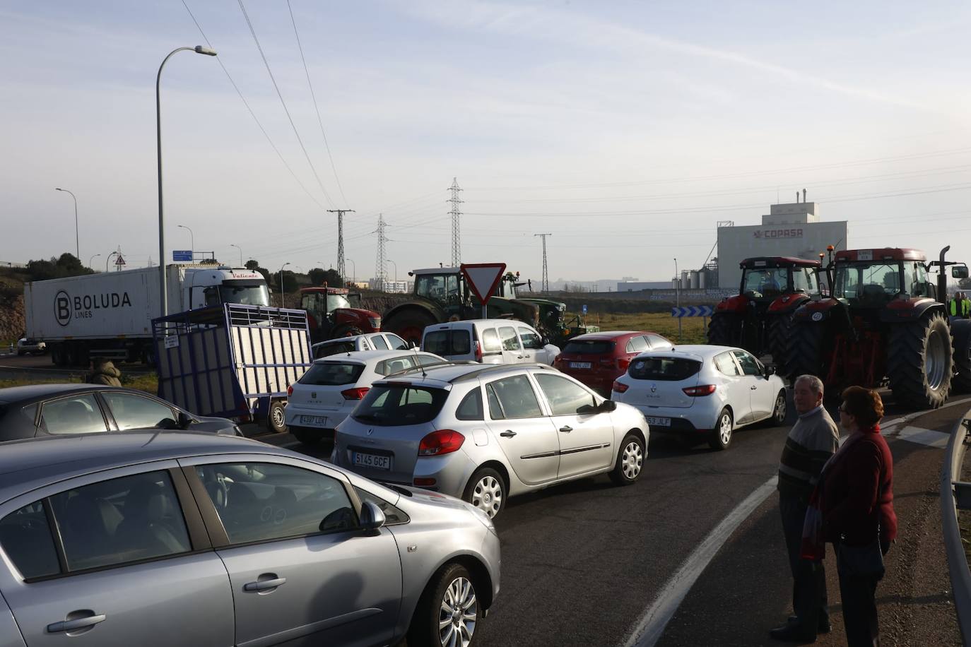 Las protestas de los agricultores y ganaderos por las calles de Salamanca, en imágenes