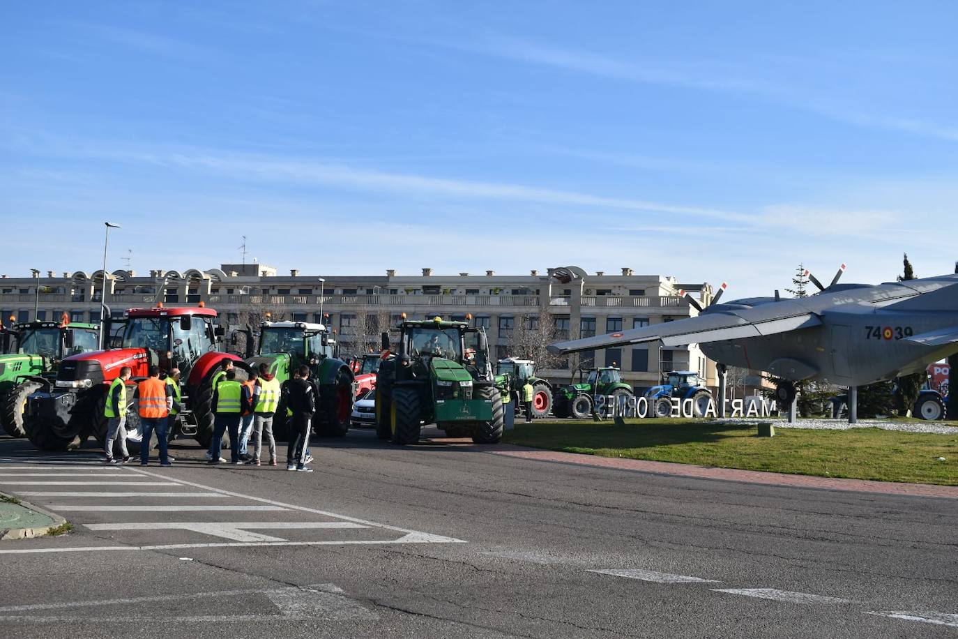 Las protestas de los agricultores y ganaderos por las calles de Salamanca, en imágenes