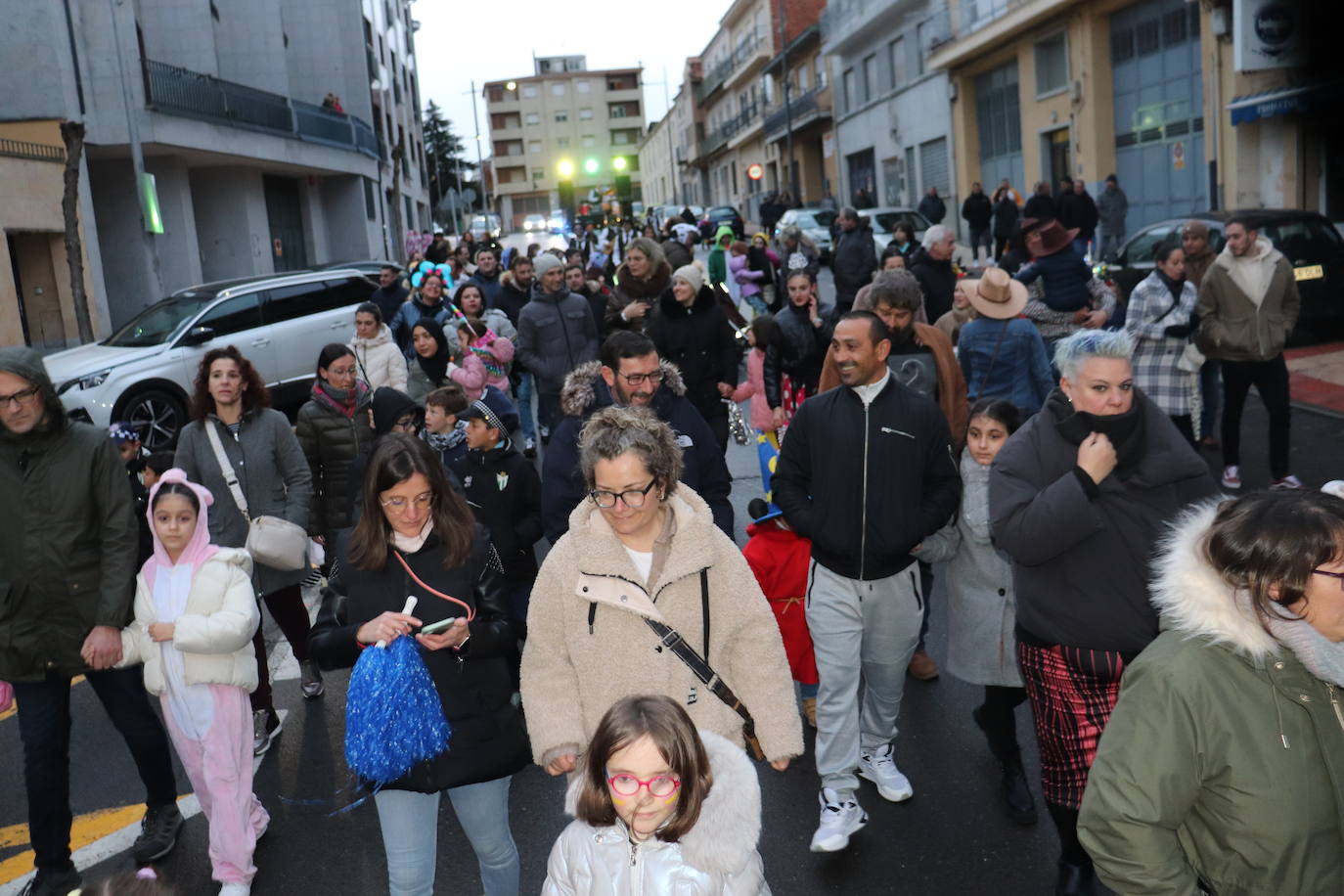 Las calles de Guijuelo se llenan de animación el Domingo de Carnaval