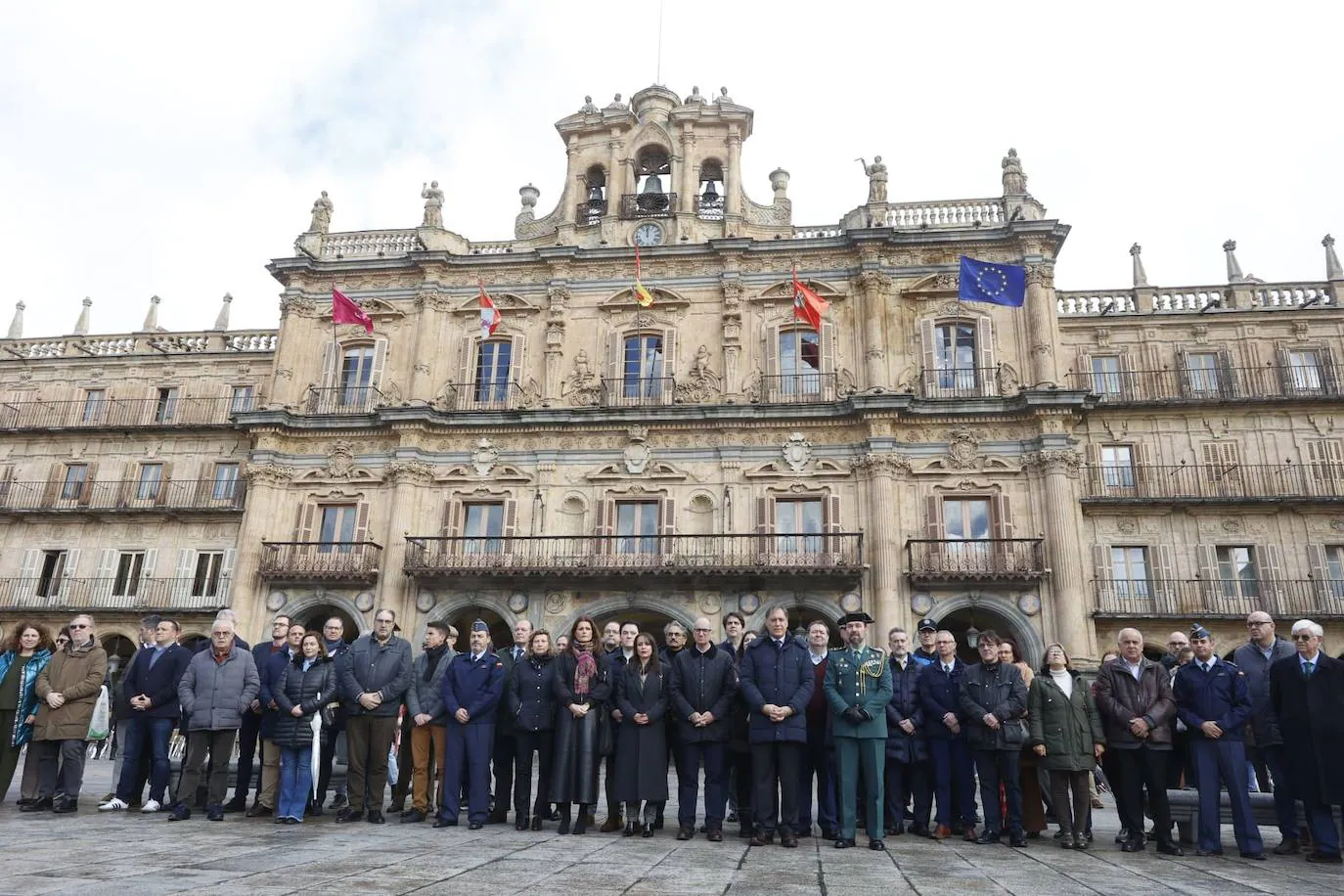 Salamanca recuerda a los guardias civiles asesinados en Barbate