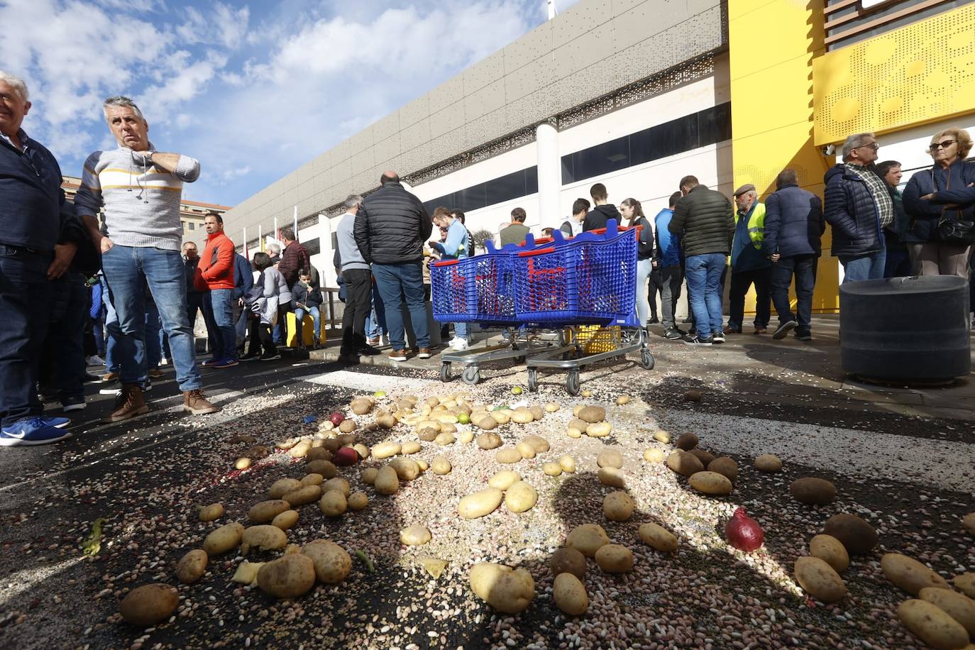 La tractorada de este miércoles en Salamanca en imágenes