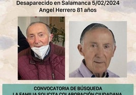 Cartel difundido por la familia.