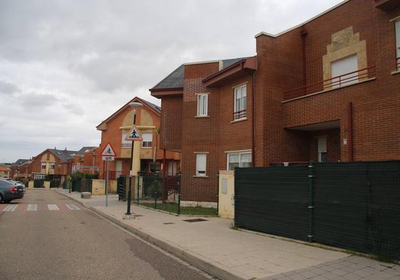 Una calle de Villamayor.