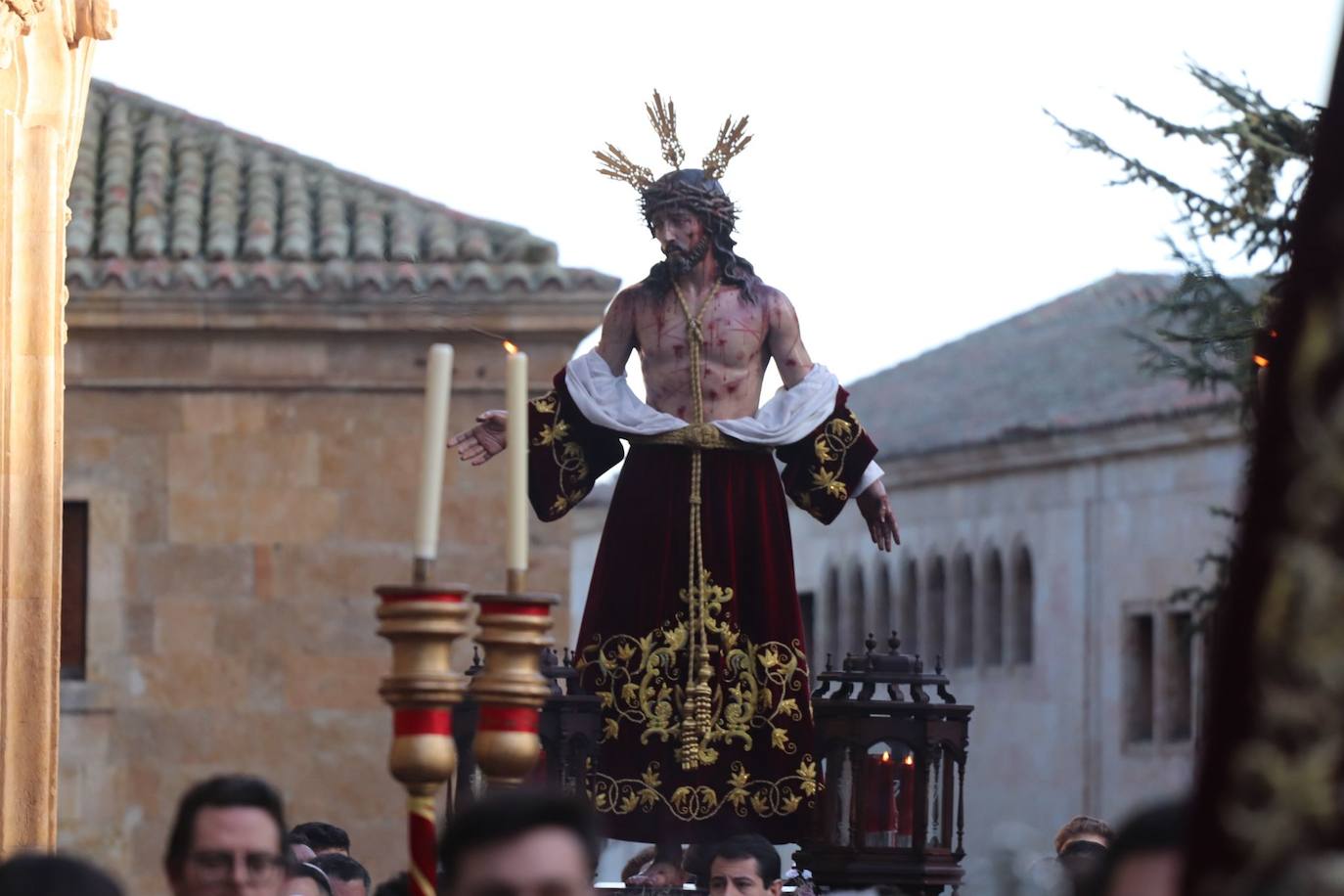 La solemnidad de Jesús Despojado recorre las calles salmantinas