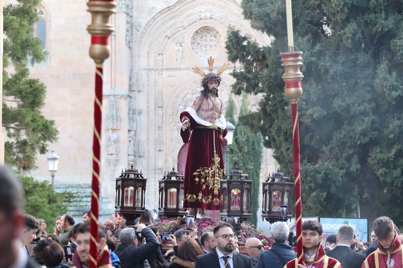 La solemnidad de Jesús Despojado recorre las calles salmantinas