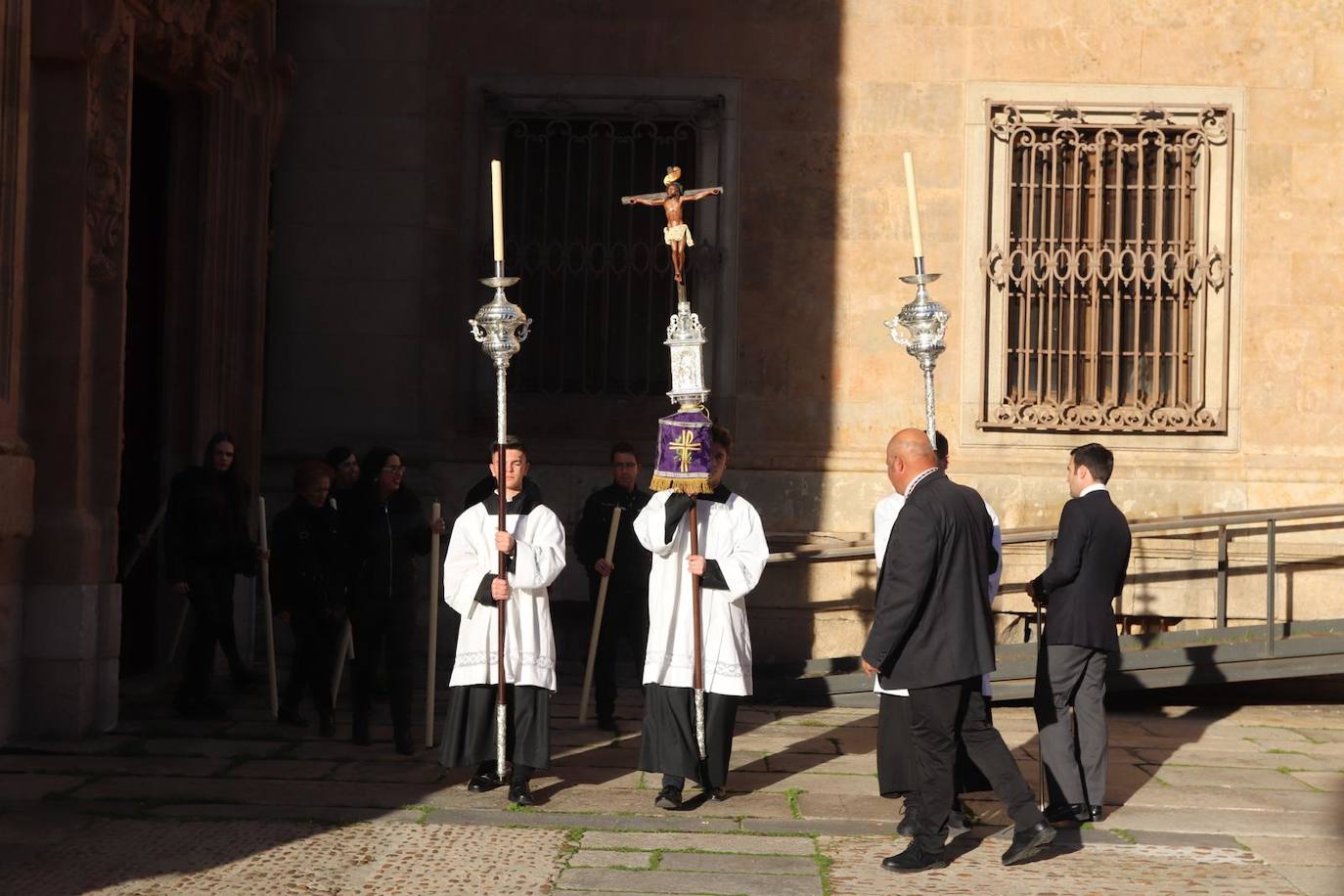 La solemnidad de Jesús Despojado recorre las calles salmantinas