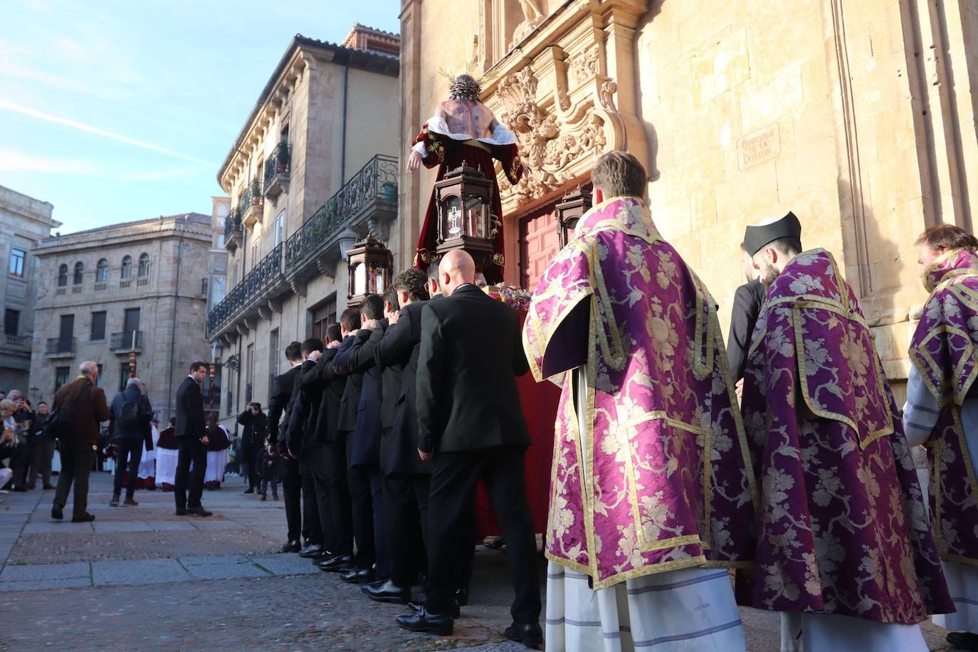 La solemnidad de Jesús Despojado recorre las calles salmantinas