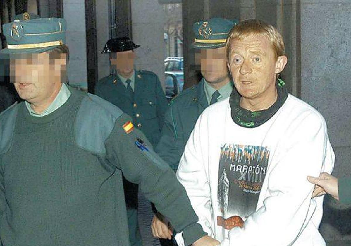 Imagen de 'El Zanahorio' entrando en la Audiencia Provincial.