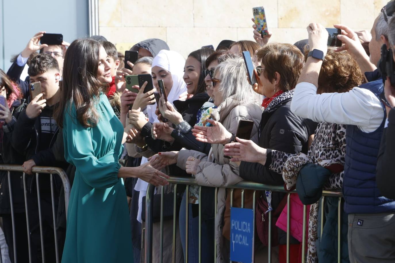 En imágenes: la Reina Letizia visita Salamanca