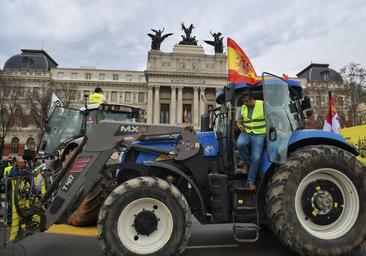 Sigue en directo y desde dentro la tractorada en Madrid