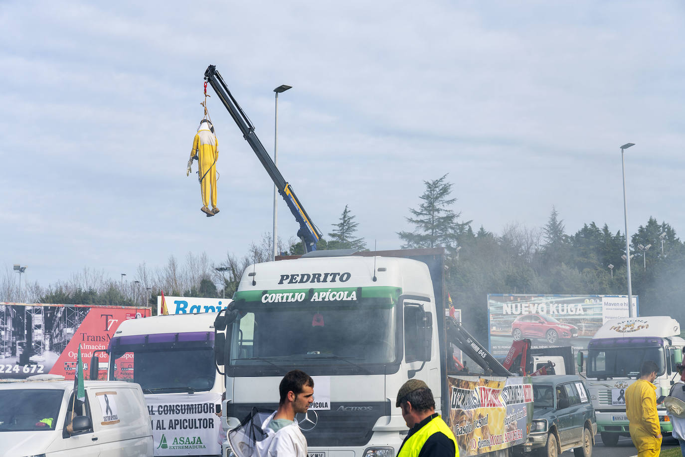 Las protestas del campo en Madrid, en imágenes