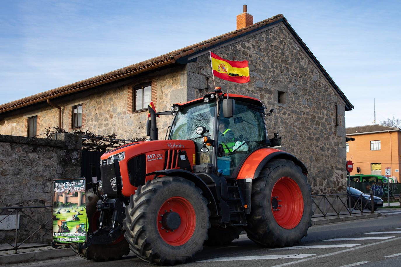 Las protestas del campo en Madrid, en imágenes