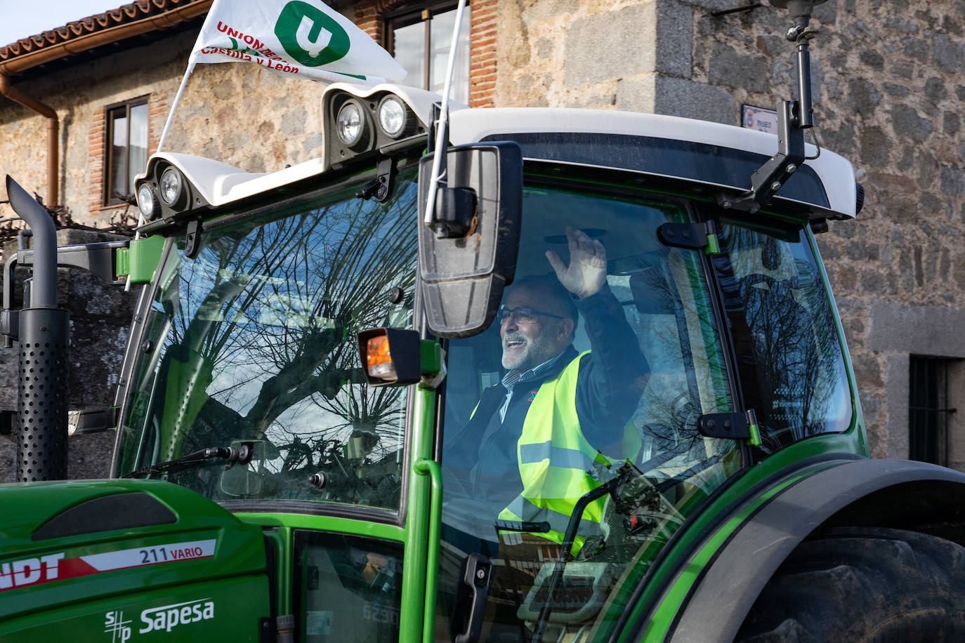 Las protestas del campo en Madrid, en imágenes