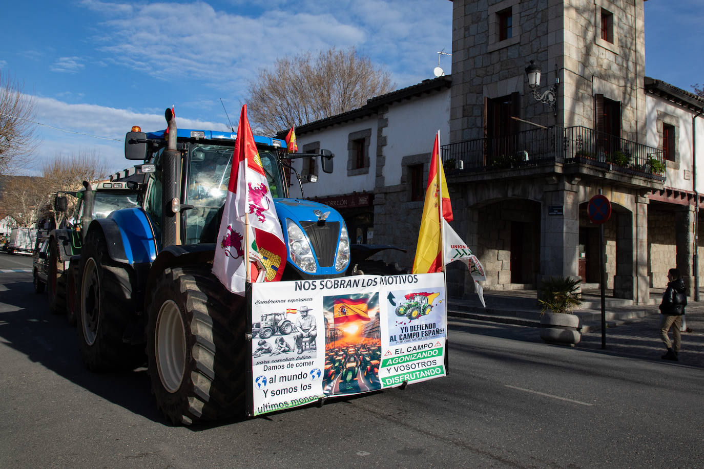 Las protestas del campo en Madrid, en imágenes