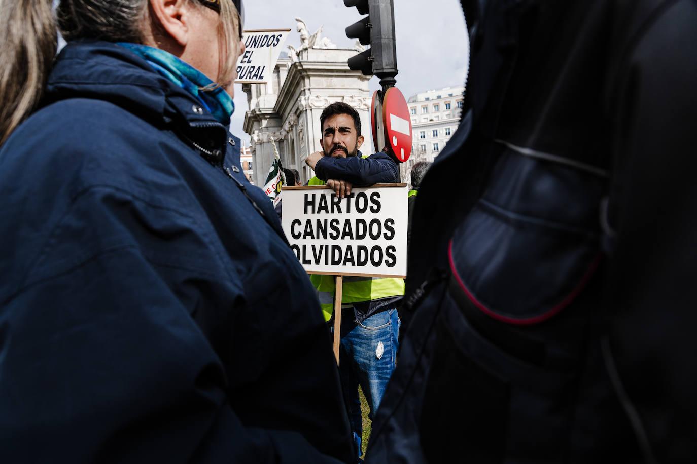 Las protestas del campo en Madrid, en imágenes