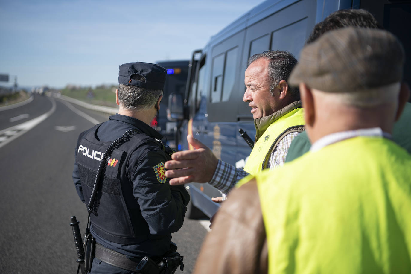 Las protestas del campo en Madrid, en imágenes