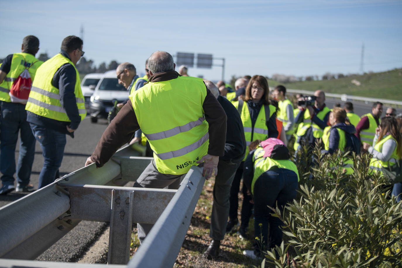 Las protestas del campo en Madrid, en imágenes