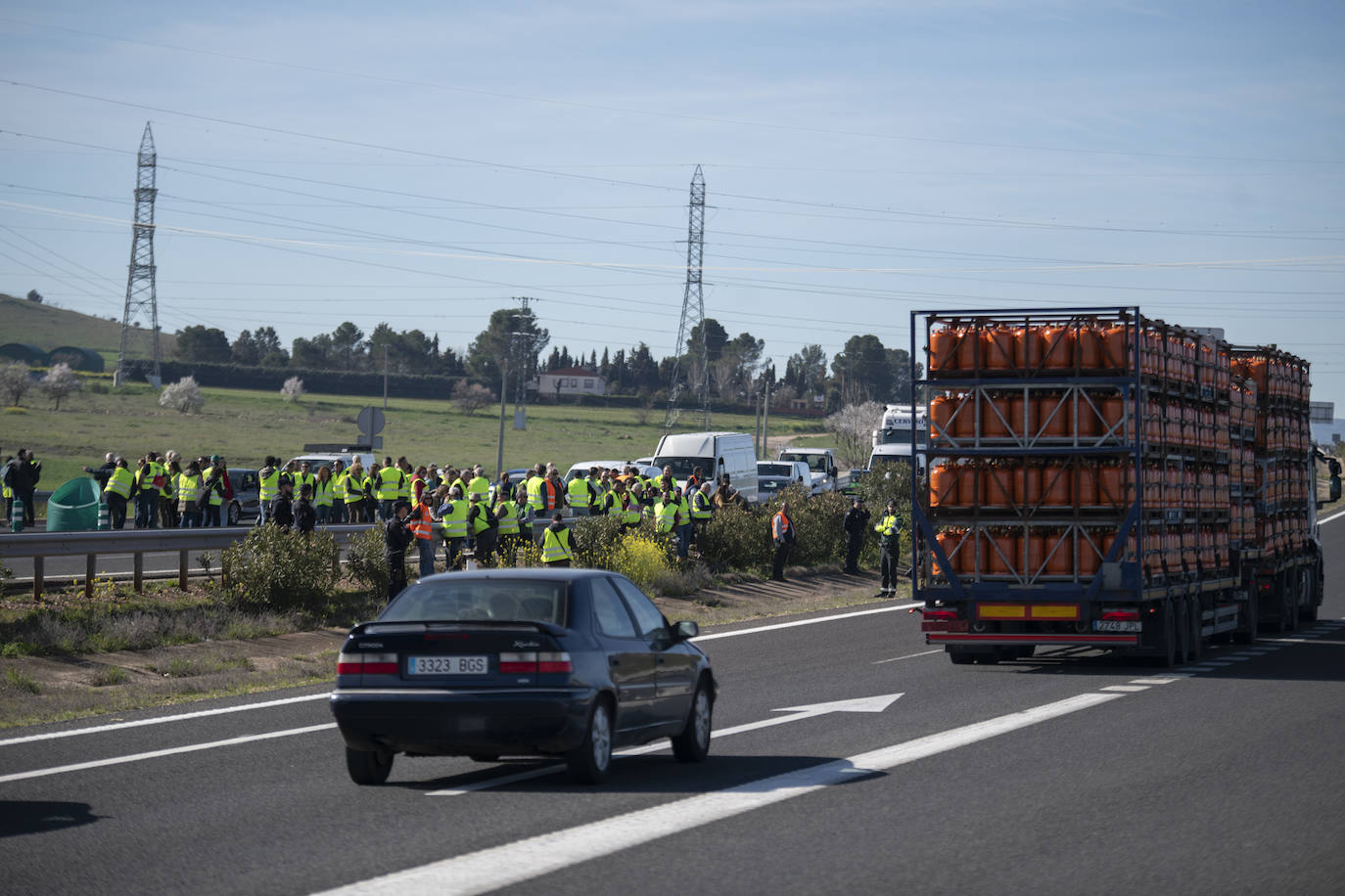 Las protestas del campo en Madrid, en imágenes