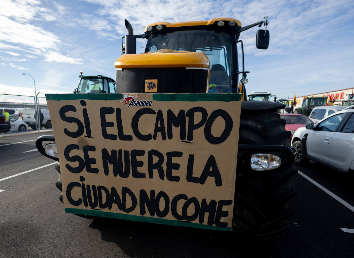 Las protestas del campo en Madrid, en imágenes