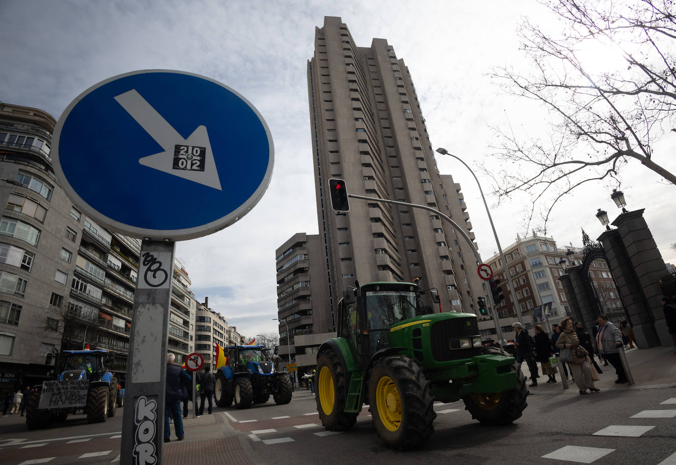 Las protestas del campo en Madrid, en imágenes