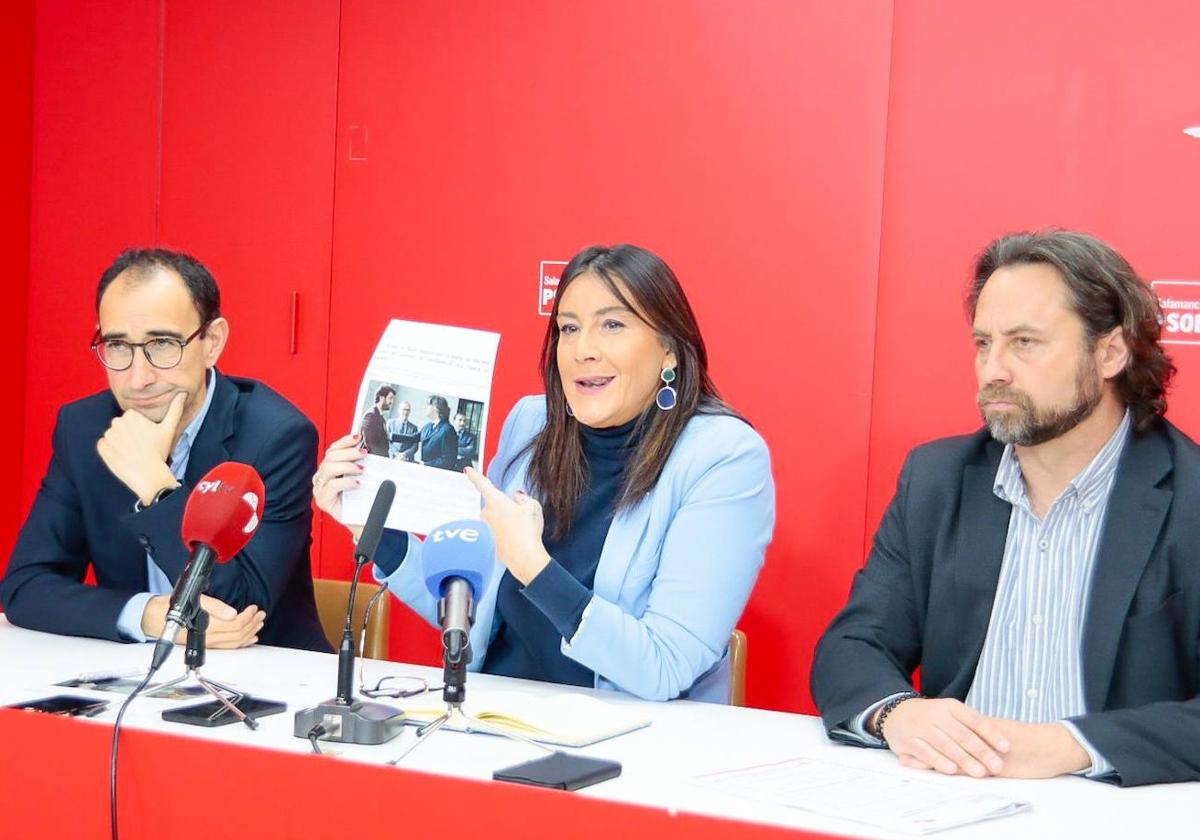 David Serrada, Ana Sánchez y Antonio Cámara.