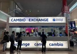 Oficina de Global Exchange en el aeropuerto Josep Tarradellas Barcelona - El Prat