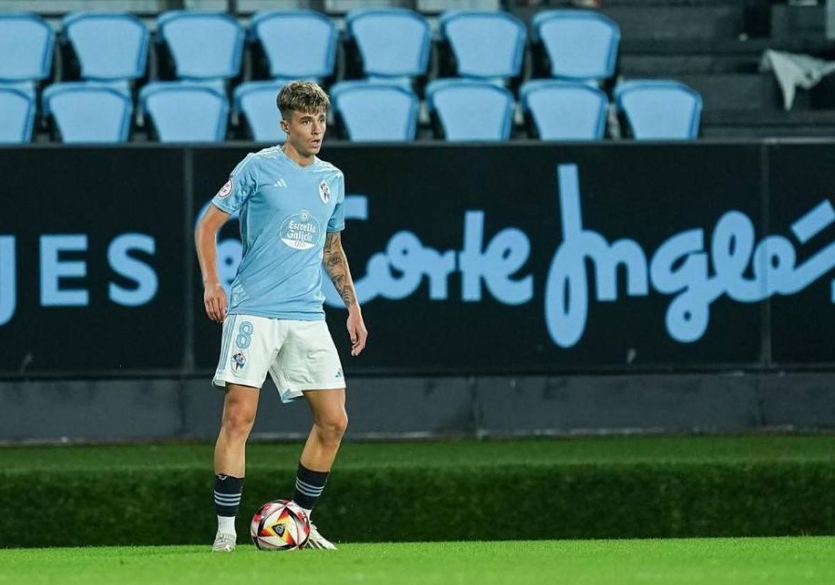 Bruno Iglesias, en un partido con el Celta.