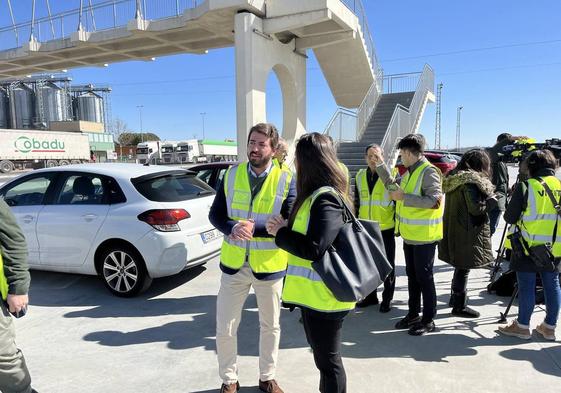 García Gallardo en su visita a Cobadu (Zamora).