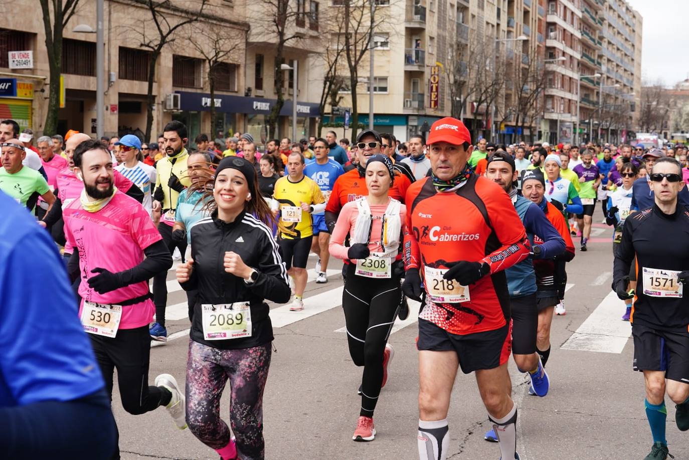 Las mejores imágenes de la Media Maratón Ciudad de Salamanca 2024
