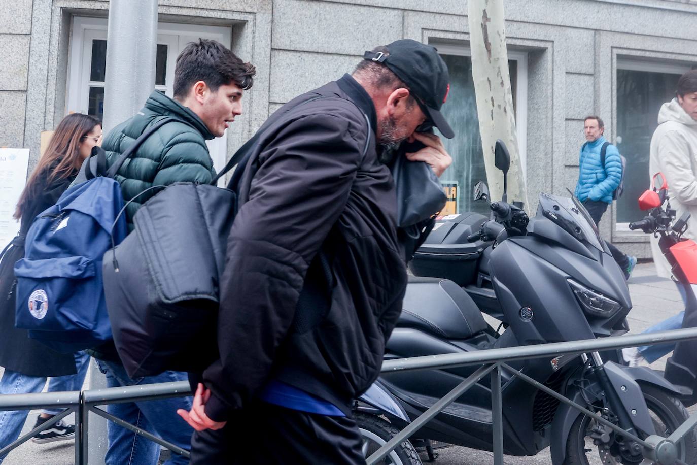 El exasesor del exministro José Luis Ábalos, Koldo García, a su salida de la Audiencia Nacional, a 22 de febrero de 2024, en Madrid (España).