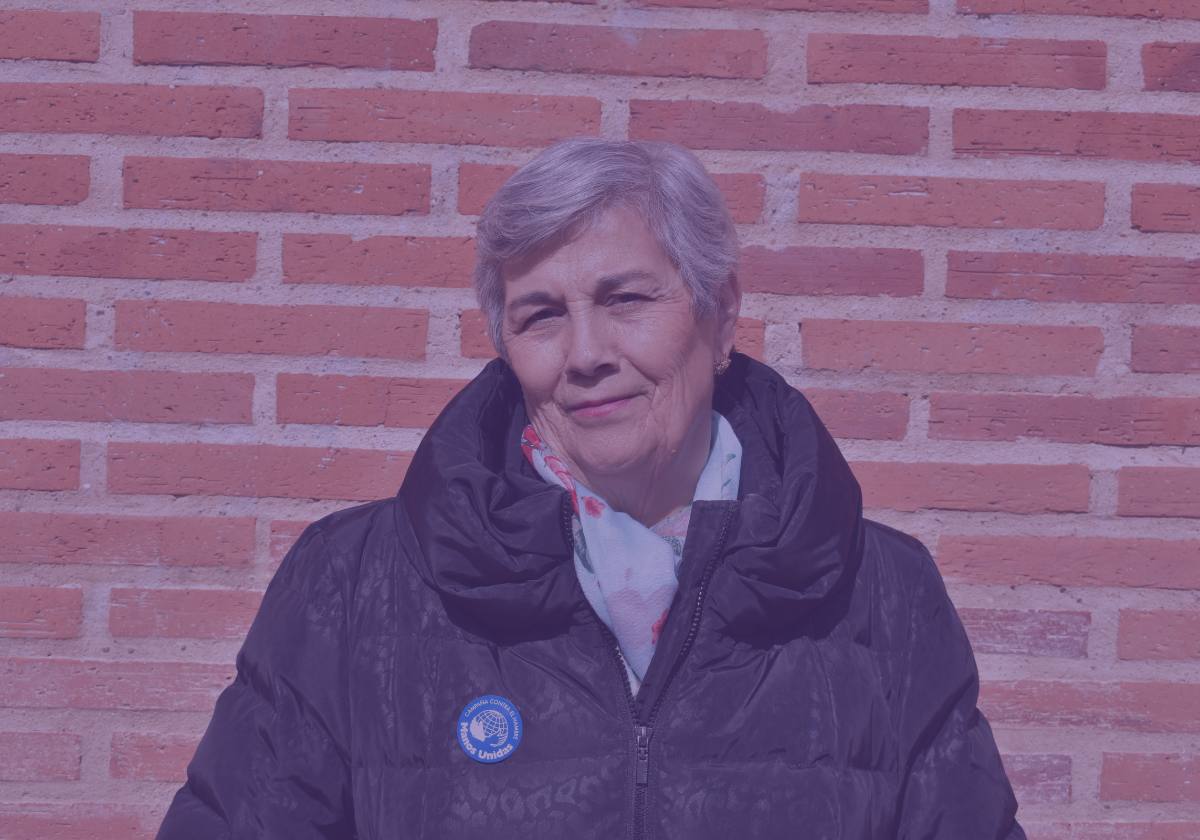 Brígida Manzano es presidenta de la Asociación de Jubilados de Santa Marta.