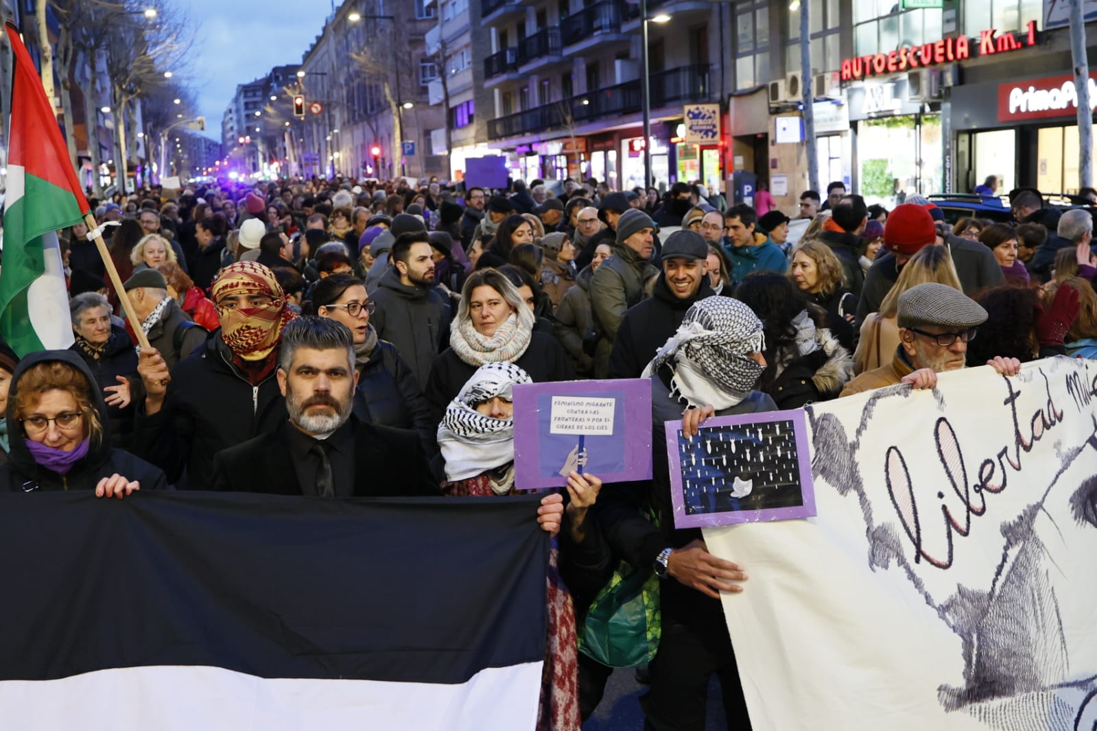 2.000 personas reivindican el Día Internacional de la Mujer en Salamanca