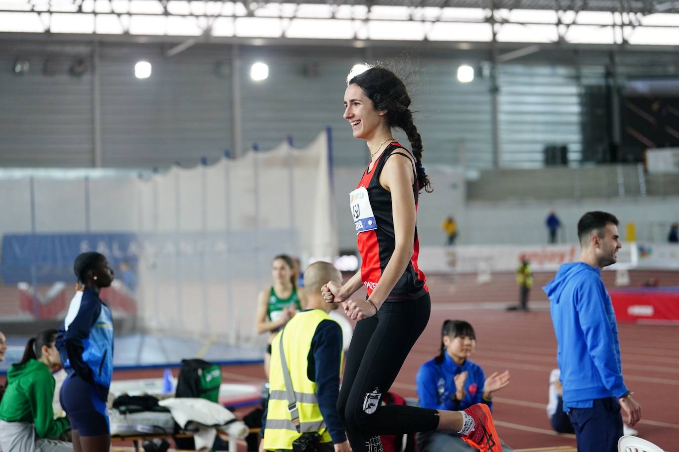 El Nacional sub 20 short track termina en Salamanca con doble récord de España en los 60 metros