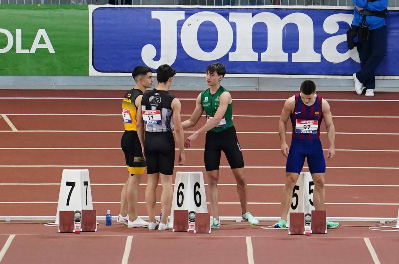 El Nacional sub 20 short track termina en Salamanca con doble récord de España en los 60 metros