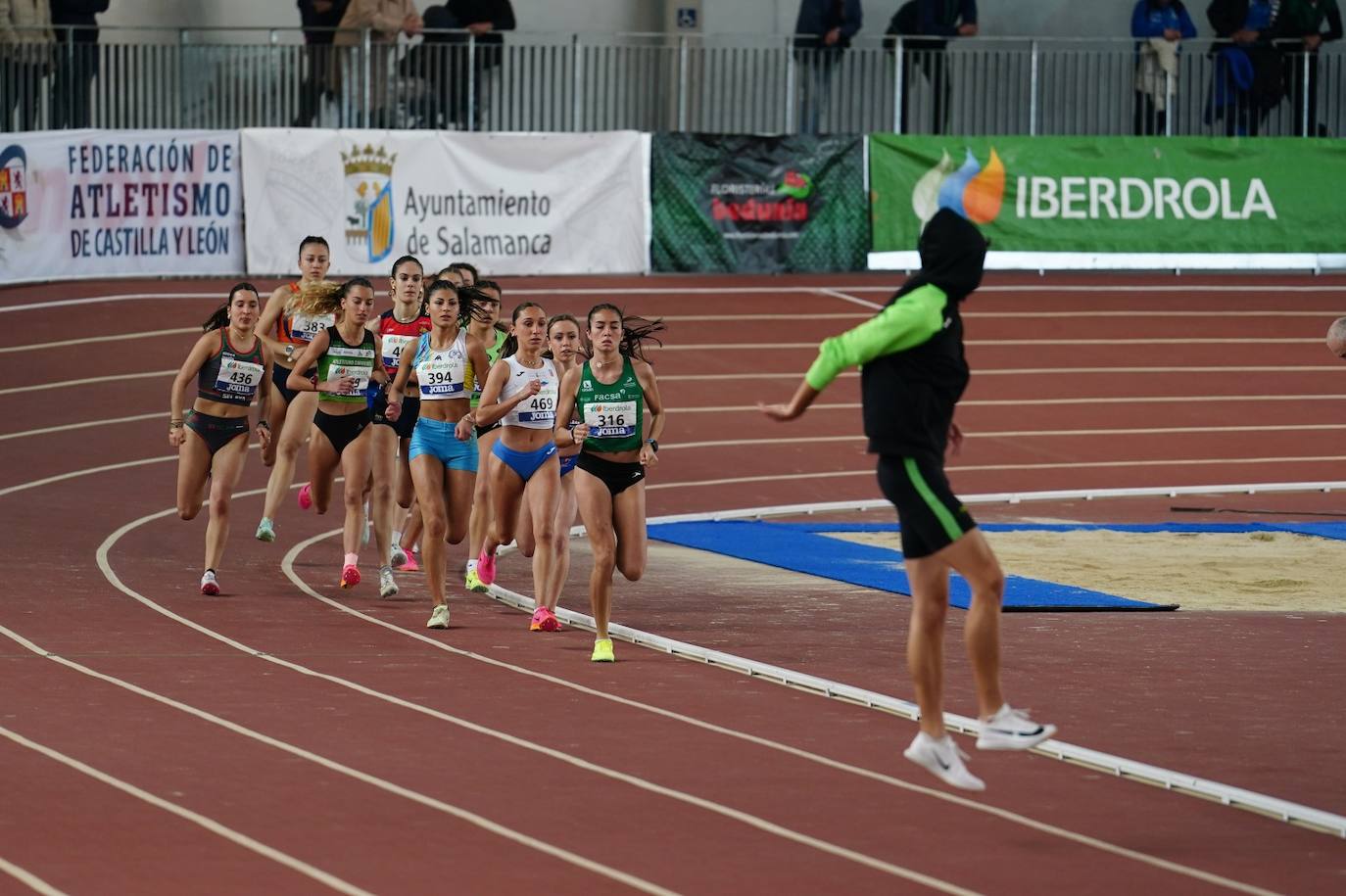 El Nacional sub 20 short track termina en Salamanca con doble récord de España en los 60 metros