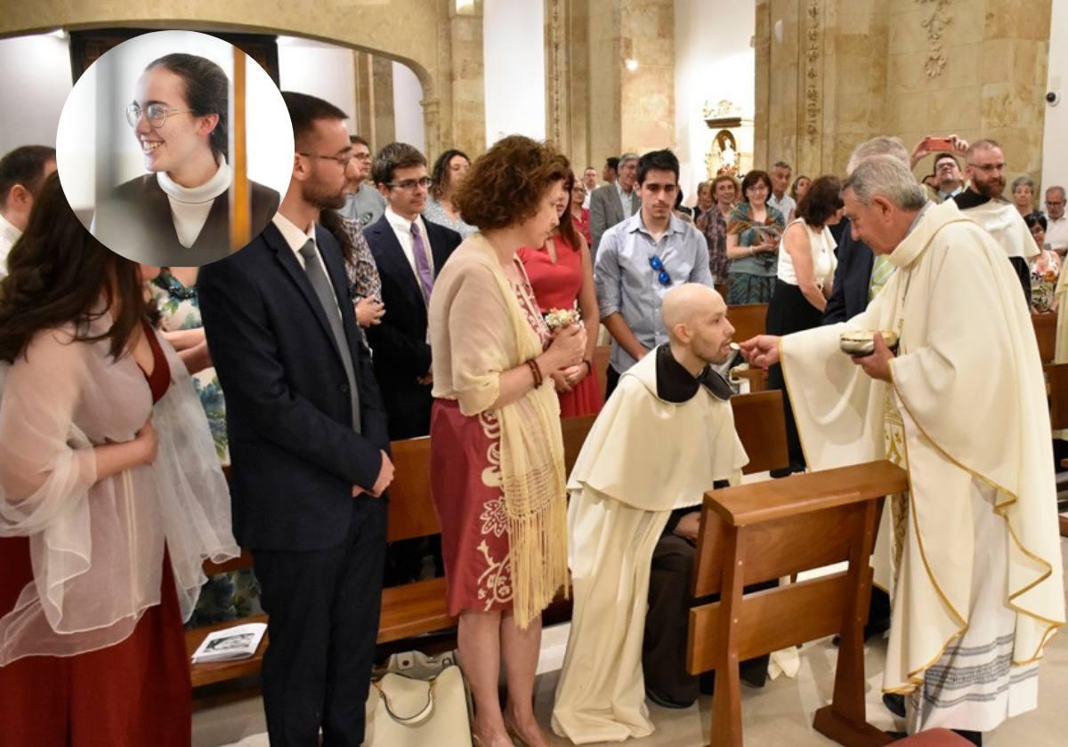 Pablo María de la Cruz el día que se ordenó carmelita