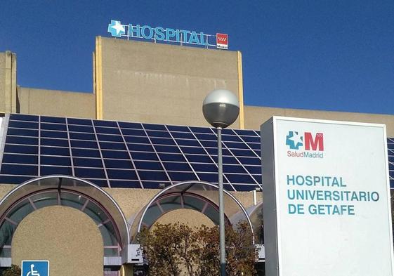 Entrada del Hospital de Getafe.