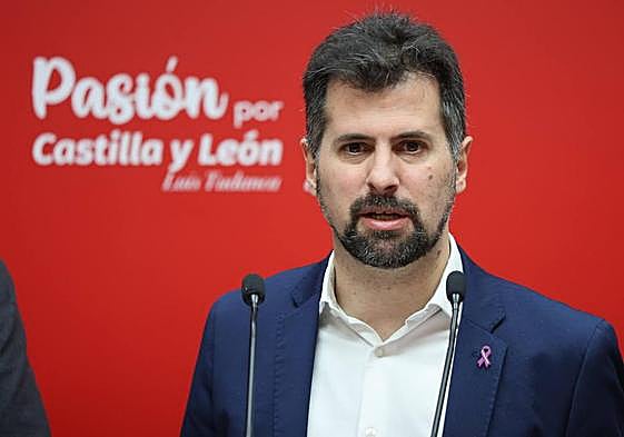 Luis Tudanca, secretario general del PSOE en CyL.