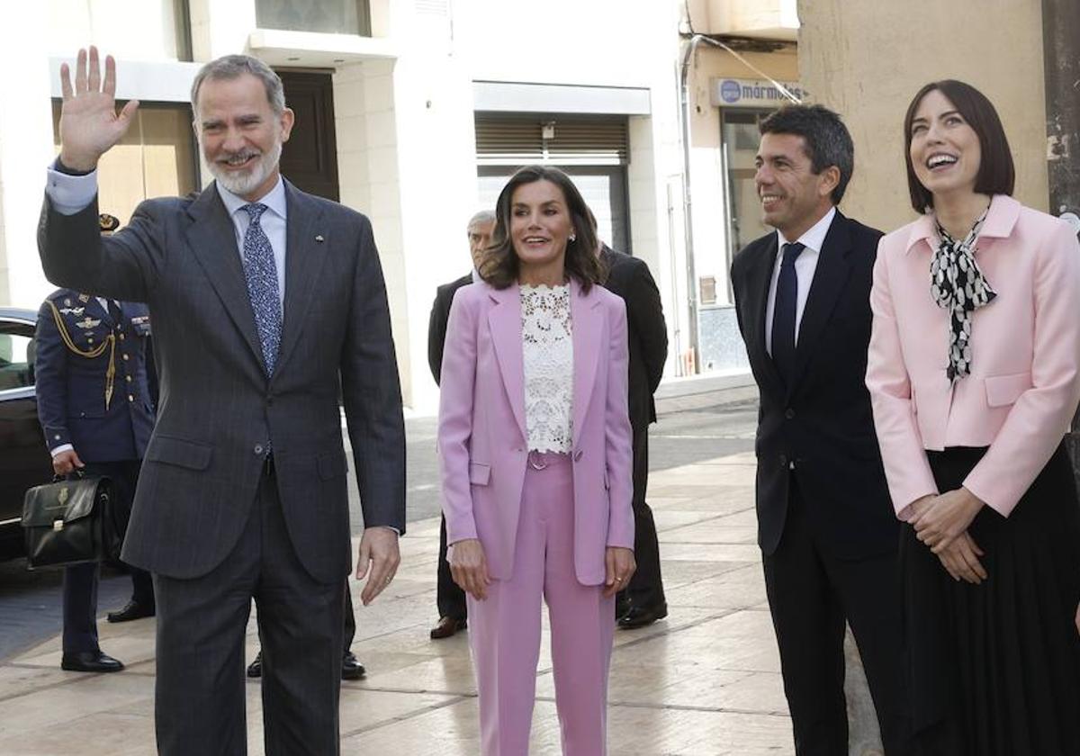 La Reina Letizia en un acto en Gandía.