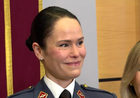 La comandante 'salmantina' que se ha llevado el premio Mujer en las Fuerzas Armadas