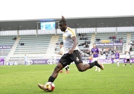 Souley durante el partido.