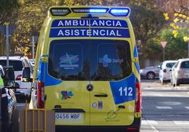 Imagen de una ambulancia.