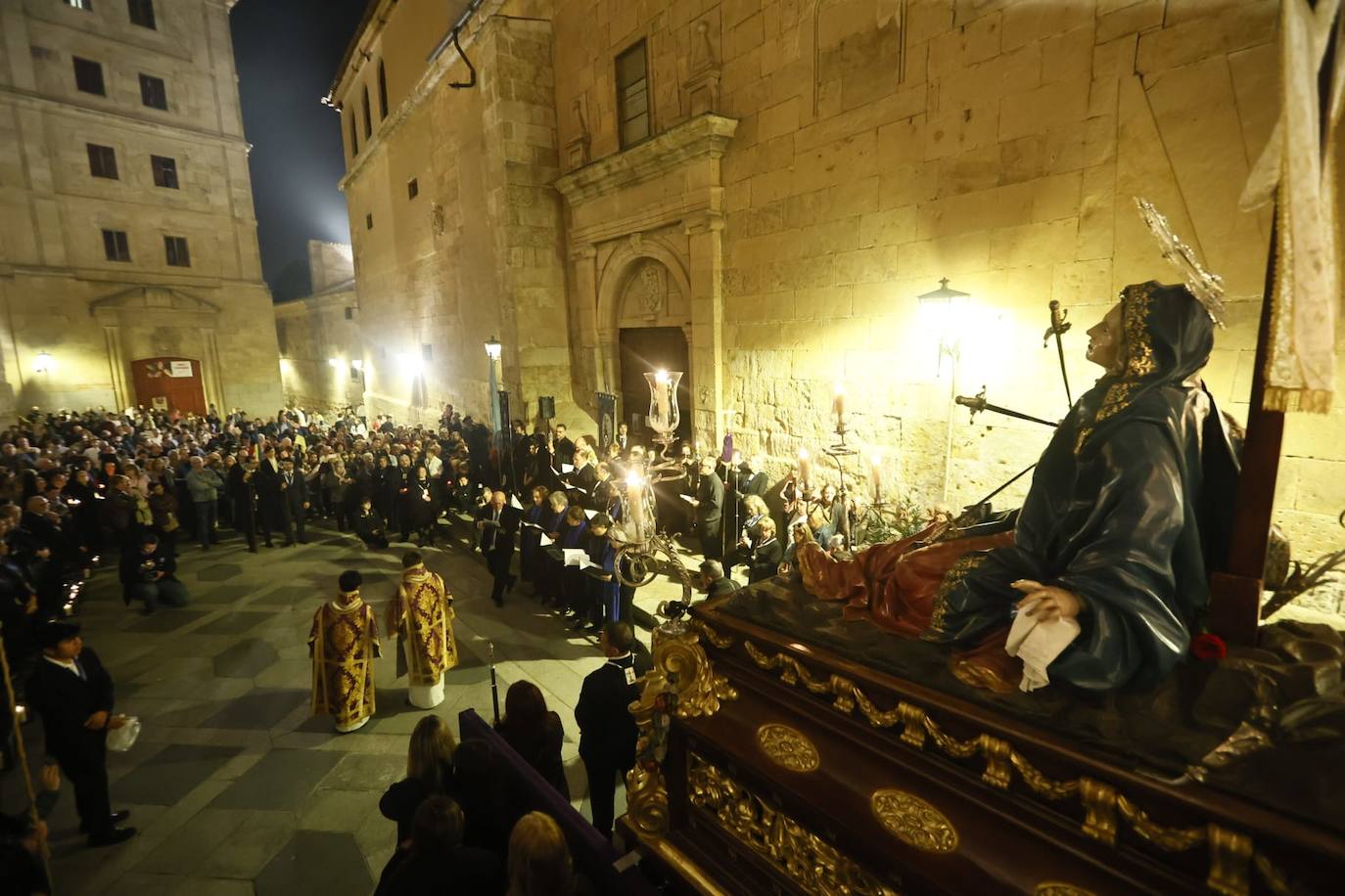 Arranca la Semana Santa con la salida de la Virgen de los Dolores