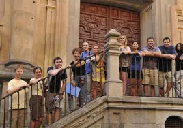 Alumnos extranjeros, en Salamanca para aprender español.