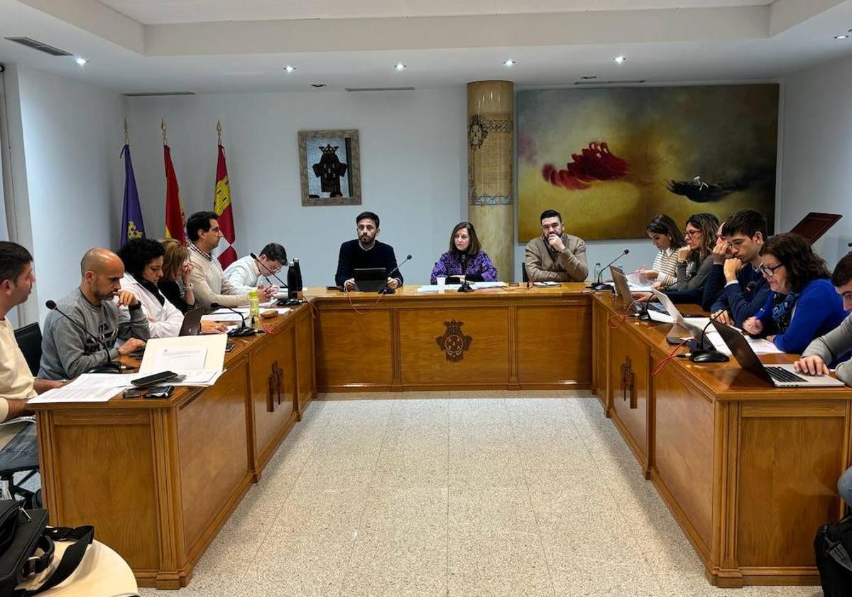 Pleno con la participación de los concejales de Peñaranda.