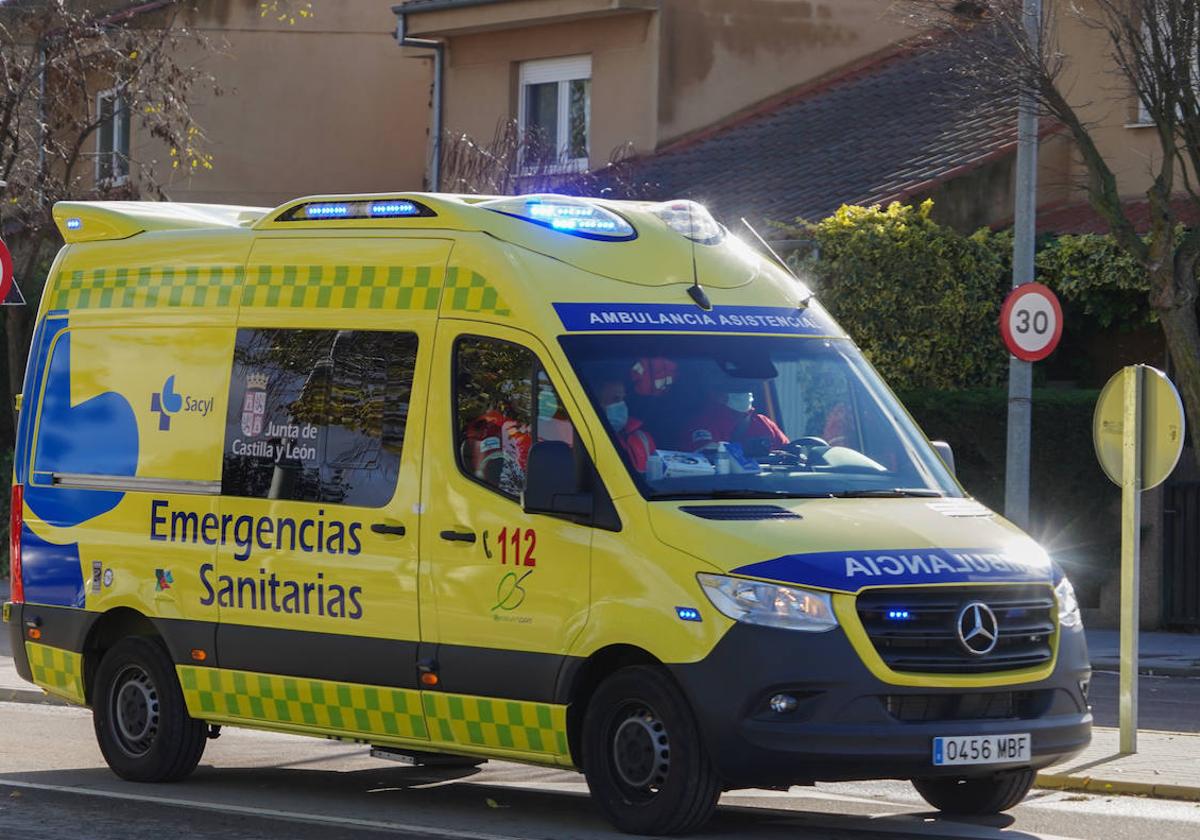 Imagen de una ambulancia.