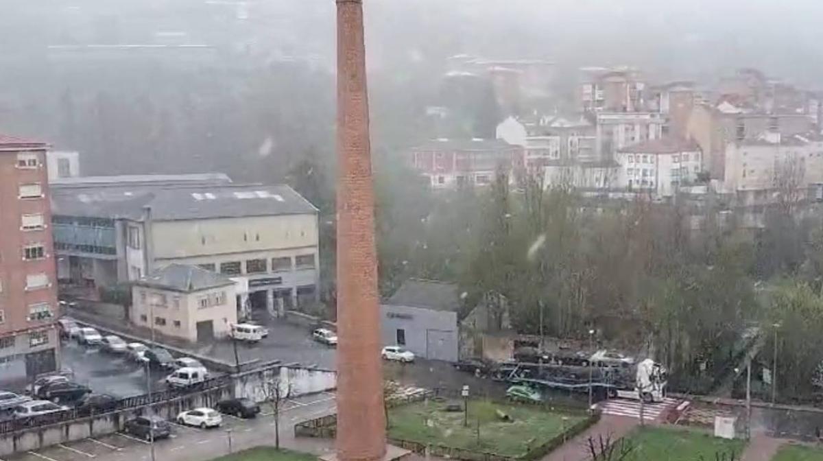 Los primeros copos de nieve llegan a Béjar