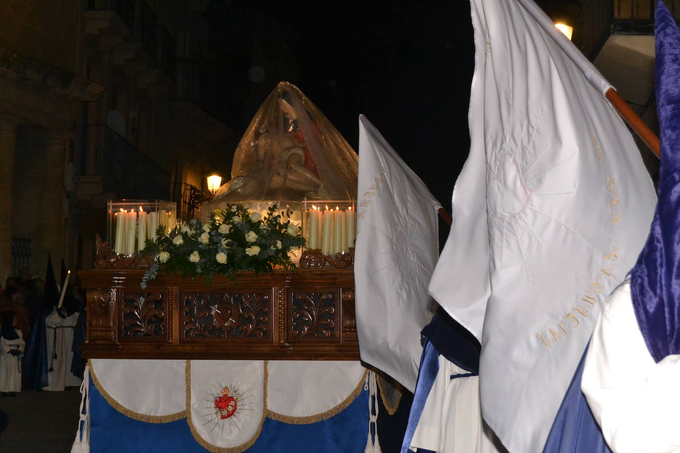 El mal tiempo acorta la procesión de Nuestra Señora de las Angustias en Ciudad Rodrigo