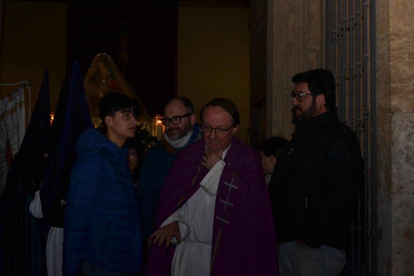 El mal tiempo acorta la procesión de Nuestra Señora de las Angustias en Ciudad Rodrigo