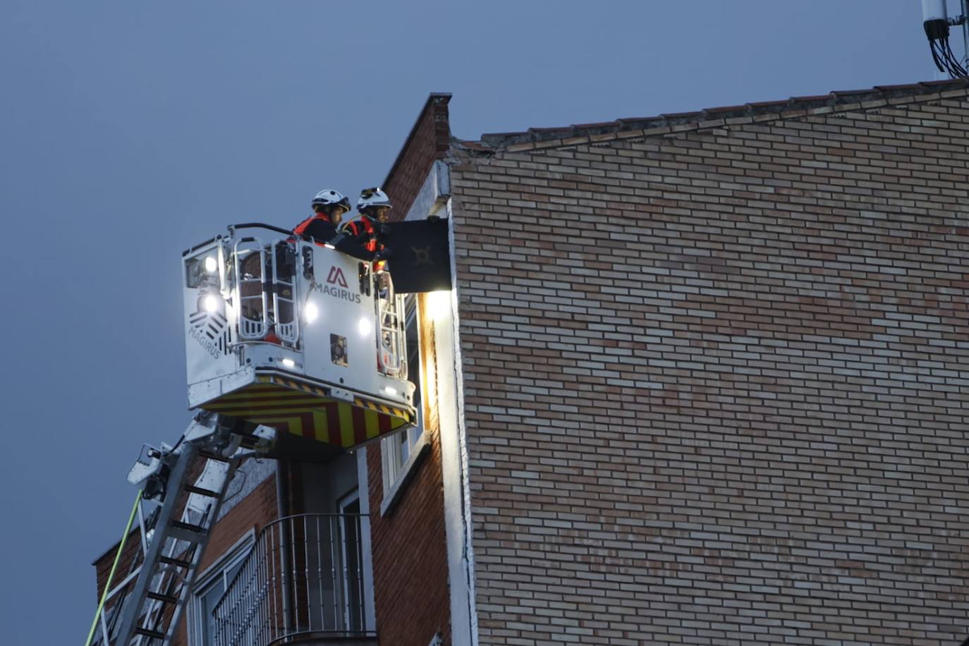 Así ha sido el desalojo del edificio de Príncipe de Vergara